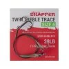 Korum Snapper Twin Treble Traces 1x7