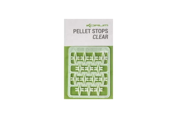 KORUM Pellet Stops - Clear 1 KORUM Pellet Stops - Clear