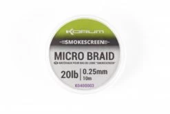 KORUM Smokescreen Micro Braid - 10lb