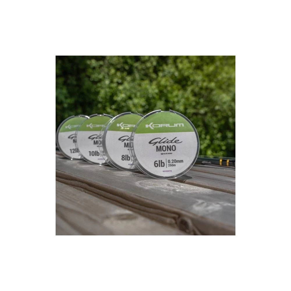 KORUM Glide Mono 250m - 6lb 0.20mm 1 KORUM Glide Mono 250m - 6lb 0.20mm