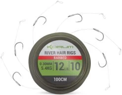 Korum River Hair Rigs 100cm, 6 Pcs!