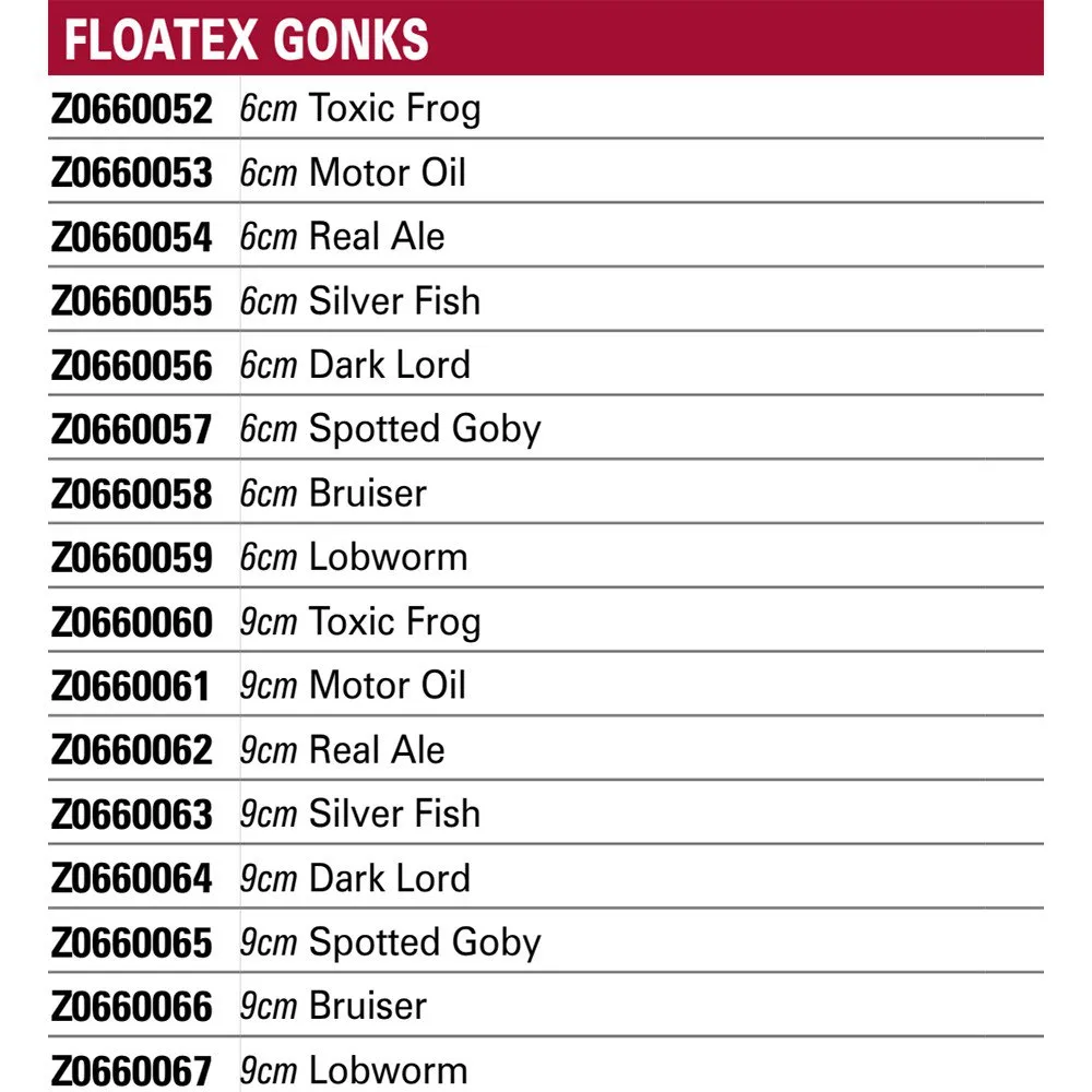 KORUM Snapper Floatex Gonks Floating Soft Lure 90 Mm 3 KORUM Snapper Floatex Gonks Floating Soft Lure 90 Mm - Image 3