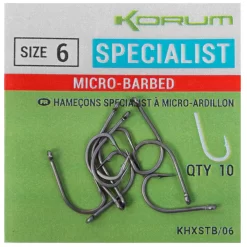 KORUM Xpert Specialist Micro Barbed Single Eyed Hook 7 KORUM Xpert Specialist Micro Barbed Single Eyed Hook -Angler’s Cove Outlet Store korum xpert specialist micro barbed single eyed hook 3